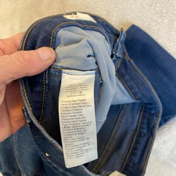 Madewell Women's Jeans Size 28 10" High-Rise Skinny Blue Denim Cotton Blend - Picture 9 of 16